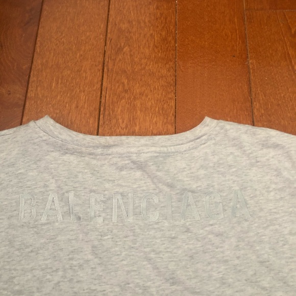 Balenciaga Tops - BALENCIAGA Kids Embroidered Logo Cotton T-Shirt